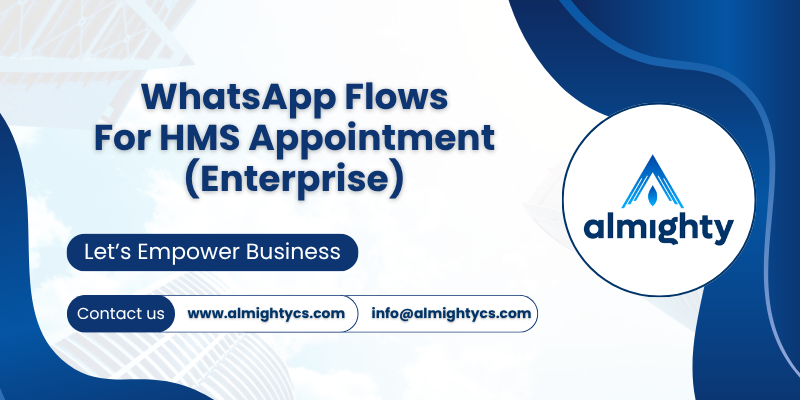 WhatsApp Flows for HMS Appointment (Enterprise)