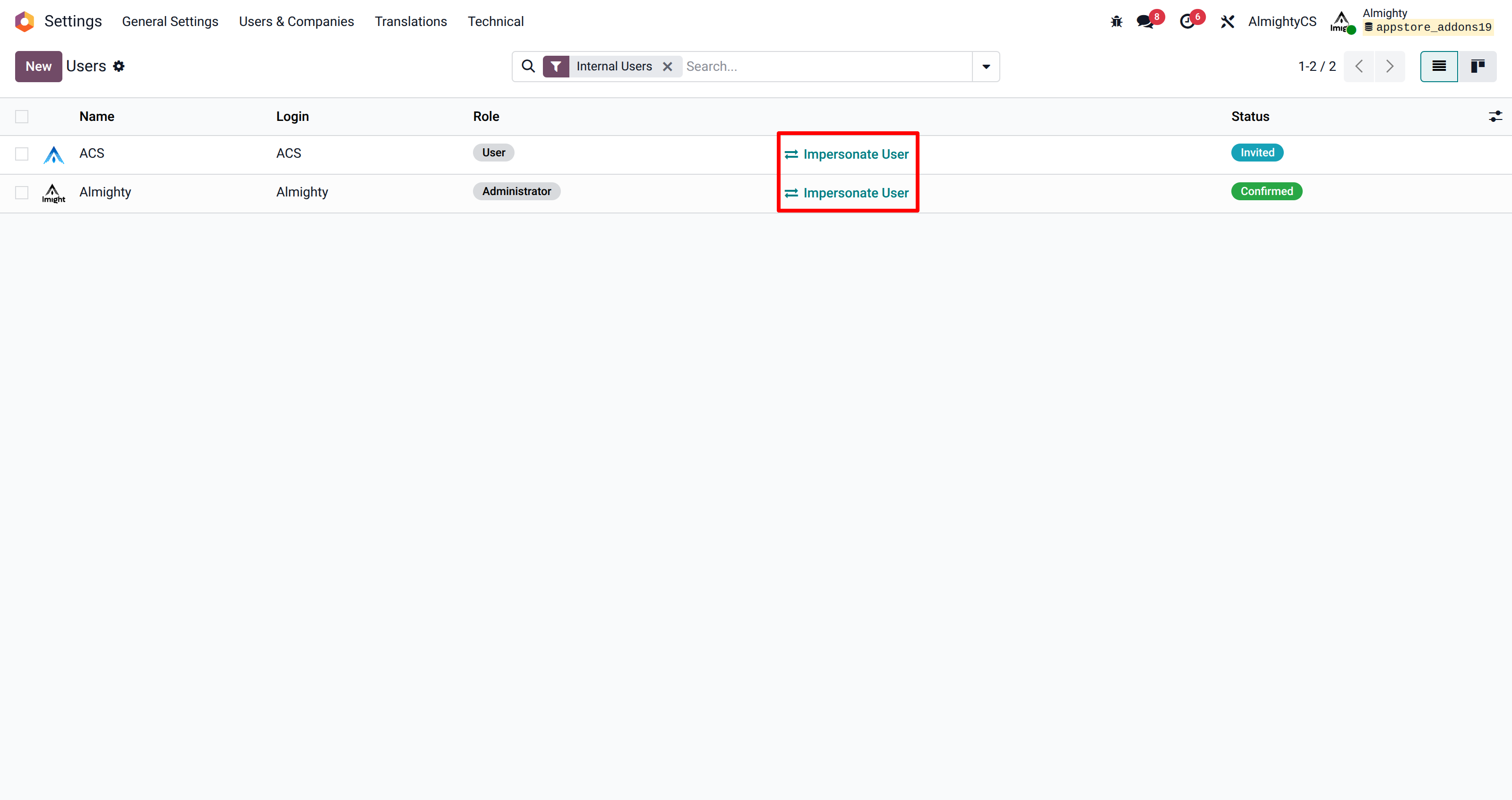 acs_impersonate_user