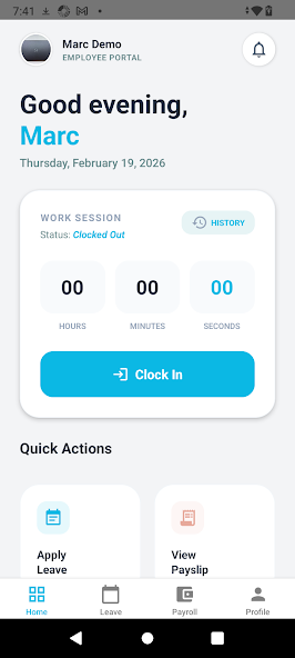Almighty HR Portal screenshot