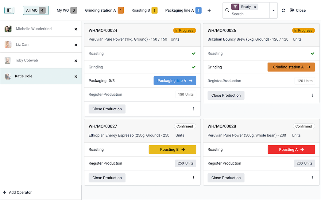 MRP Dashboard