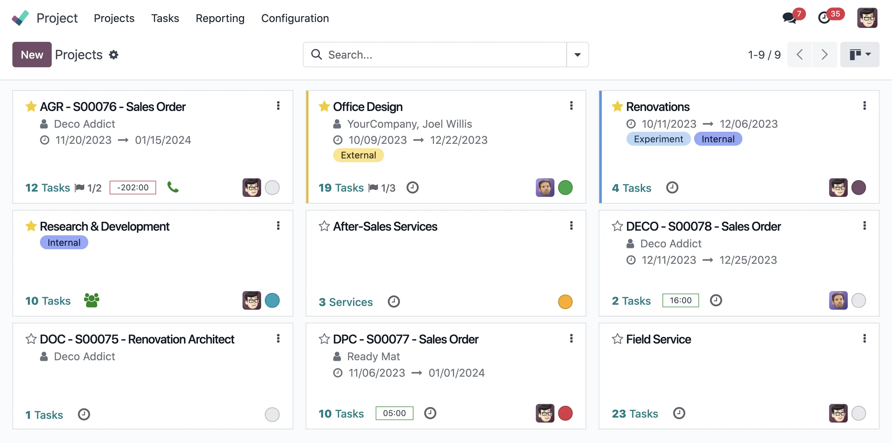 Project Dashboard