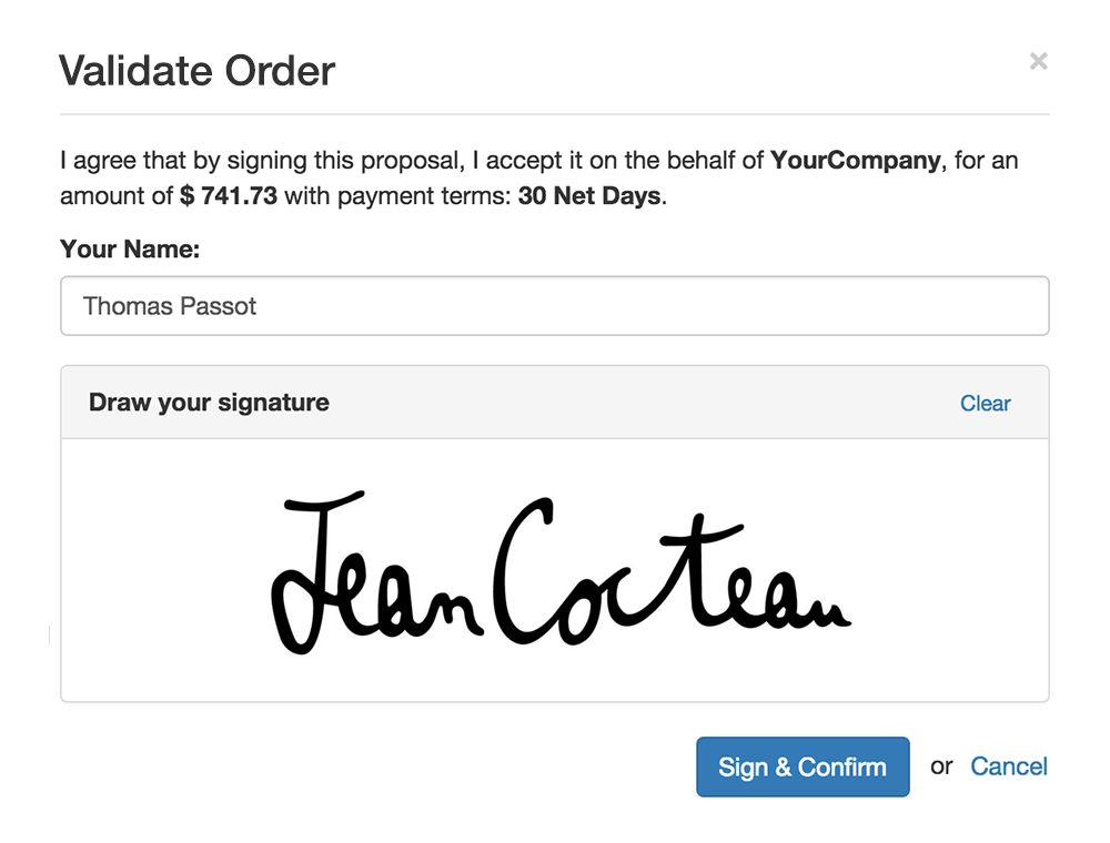 Signatures