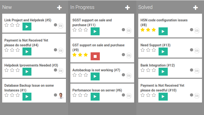 Ticket kanban